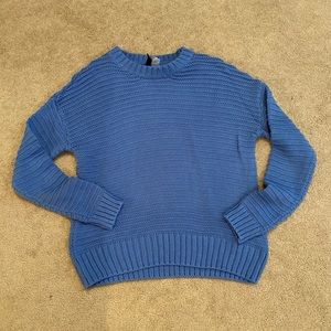 Pretty Blue divided sweater